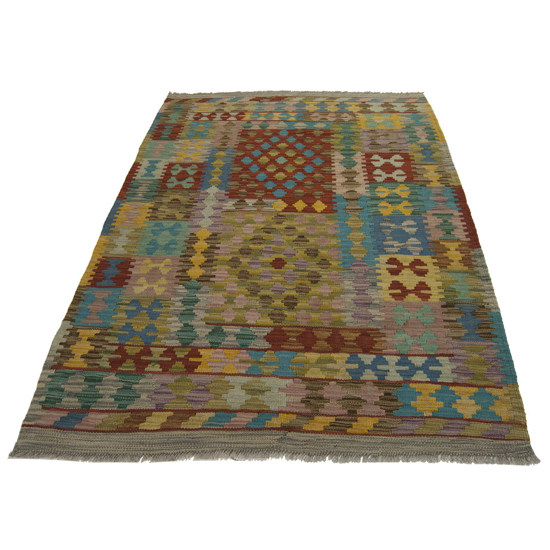 Handgefertigter Kilim-Teppich