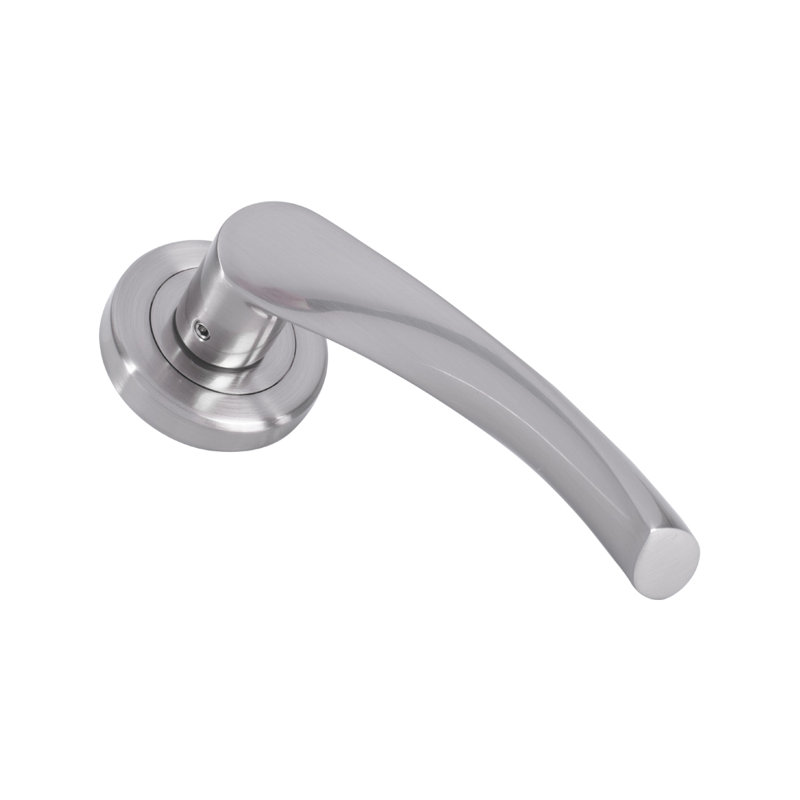 Venti Latch Door Handle, Satin Nickel