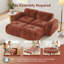 Chaise longue capitonnée en velours-132250520