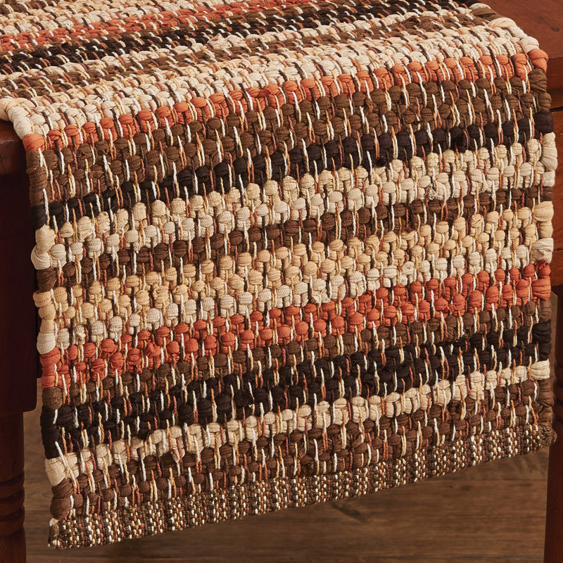  Hayfield Chindi Table Runner 13" X 36", L 54 po x l 13 po, Rouge