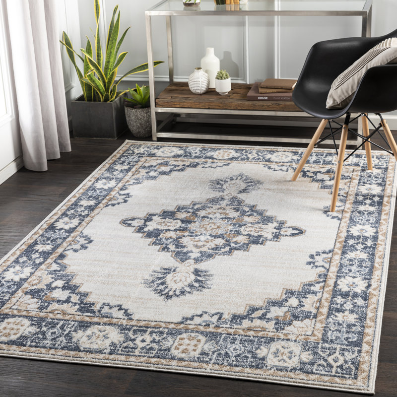 Gittens Oriental Indoor Rug, Rectangle 6'6" x 9'2"