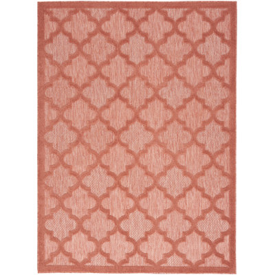 Tapis intérieur / extérieur Adelley Red Barrel Studio Easy Care