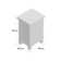 Melbourne 3 Drawer Bedside Table