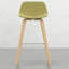 2 tabourets - Revêtement, design moderniste, bois et combinaison de 2 styles Mid-Century modernes