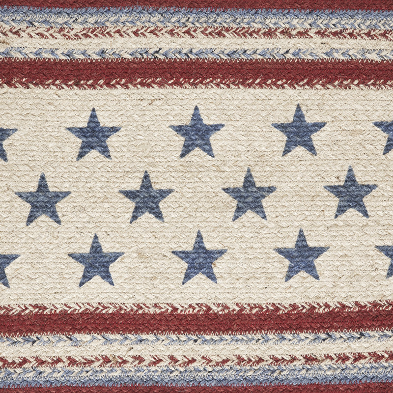 Celebration Jute Oval Table Runner, 36" L x 13" W