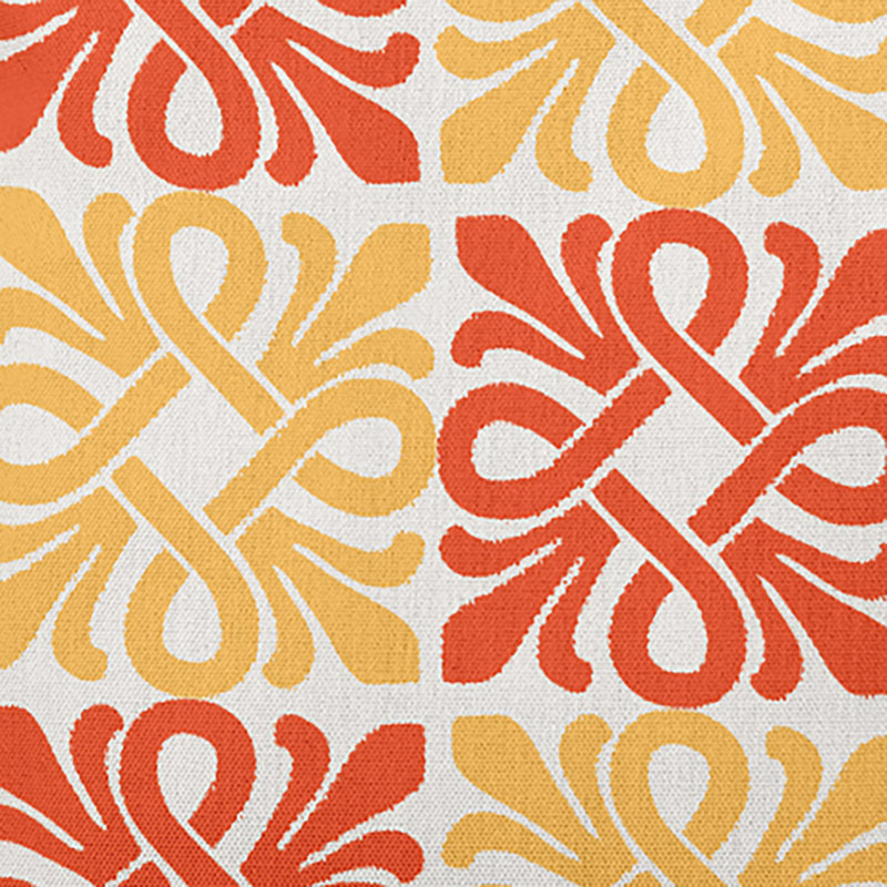 Housse et insert de coussin décoratif intérieur / extérieur en polyester Tropical Resort, 16 po x 16 po