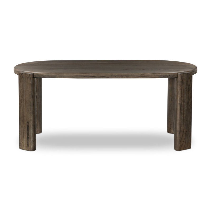 Dua Oval Solid Wood Dining Table