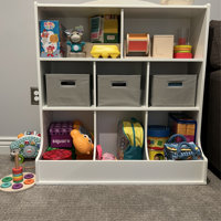 Martha Stewart Kids' Jr. Toy Storage Organizer with Bins - Navy – Guidecraft