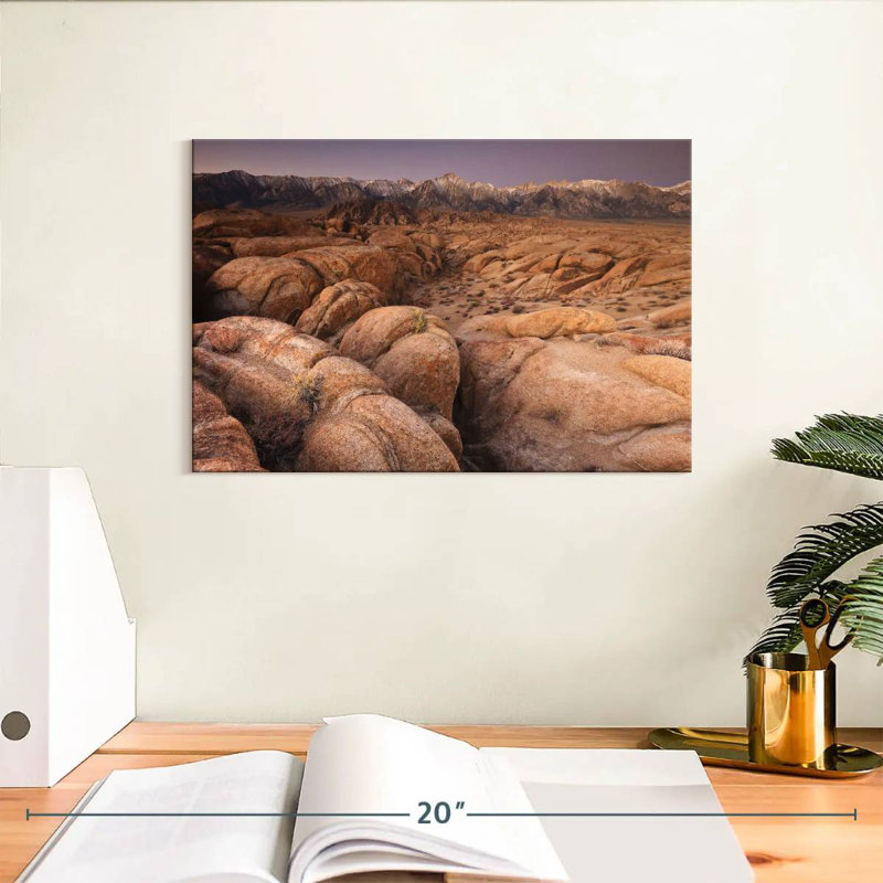 Alabama Hills Rocks, H 8 po x l 12 po