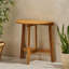 Table bistro pliante d'extérieur en bois d'acacia