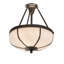 3 - Light Semi Flush Mount