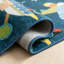 Tapis bleu marine bleu marine 5 pi x 8 pi (5 pi 3 po x 7 pi 7 po) Maverick-1459524388