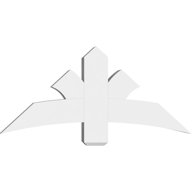 Support pour pignon Davenport, H 22 po x l 48 po (pas: 11/12), P 6 po x F 6 po, PVC