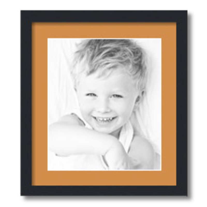Matte Picture Frame with Mat, Amber