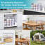 Tiroirs de rangement transparents empilables, 2 bacs de rangement en acrylique avec poignées pour meuble-lavabo, maquillage, cuisine, sous l'évier, armoire et rangement