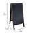 Wood A-Frame Magnetic Chalkboard Set with Markers, Stencils, and Magnets-86903241