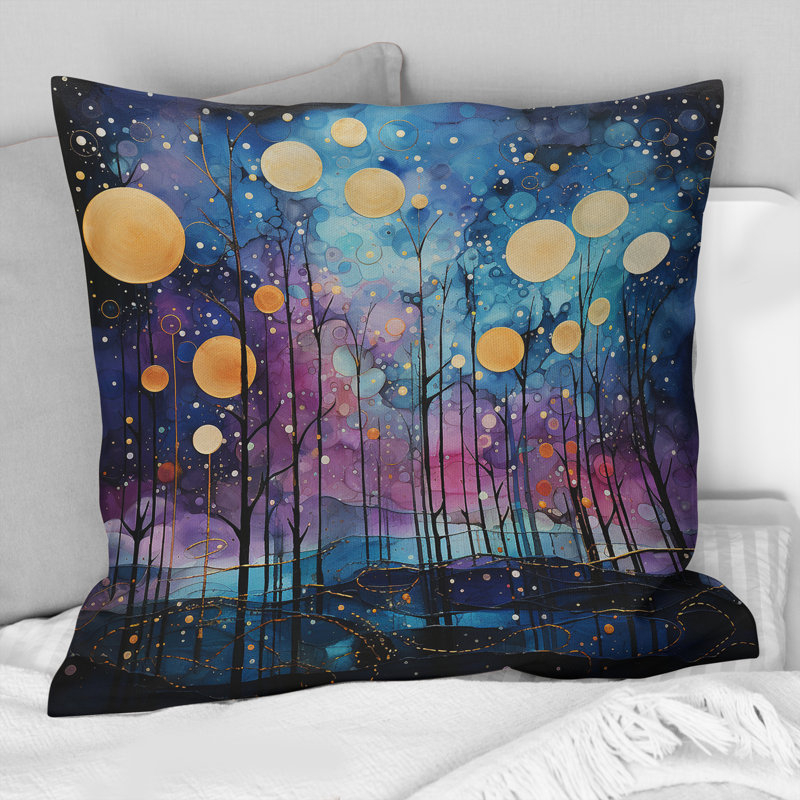 Coussin Celestial Serenade I - Abstract Collages