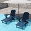Chaise Adirondack pliante et réglable en PEHD Celese avec repose-pieds-871496258