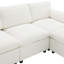 Canapé modulaire 86,5 po Chenille-1153415240