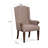 20'' H Fabric Upholstered Pine Parsons Chair