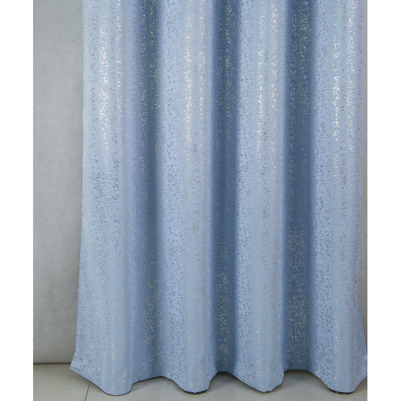 Rideau occultant en polyester Tampere, L 54 po x L 84 po, Gris anthracite
