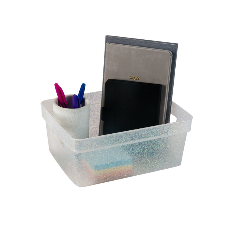 Simplify Plastic Bin, Clear