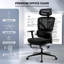 Chaise de bureau ergonomique en filet avec support lombaire réglable, chaise de bureau à haut dossier avec appui-tête et accoudoirs 3D, chaise de bureau pivotante et pivotante pour bureau à domicile-2034619101