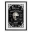 Impression morte sous le verre «Spooky Skull» par Sasha-1412657392-1412657393