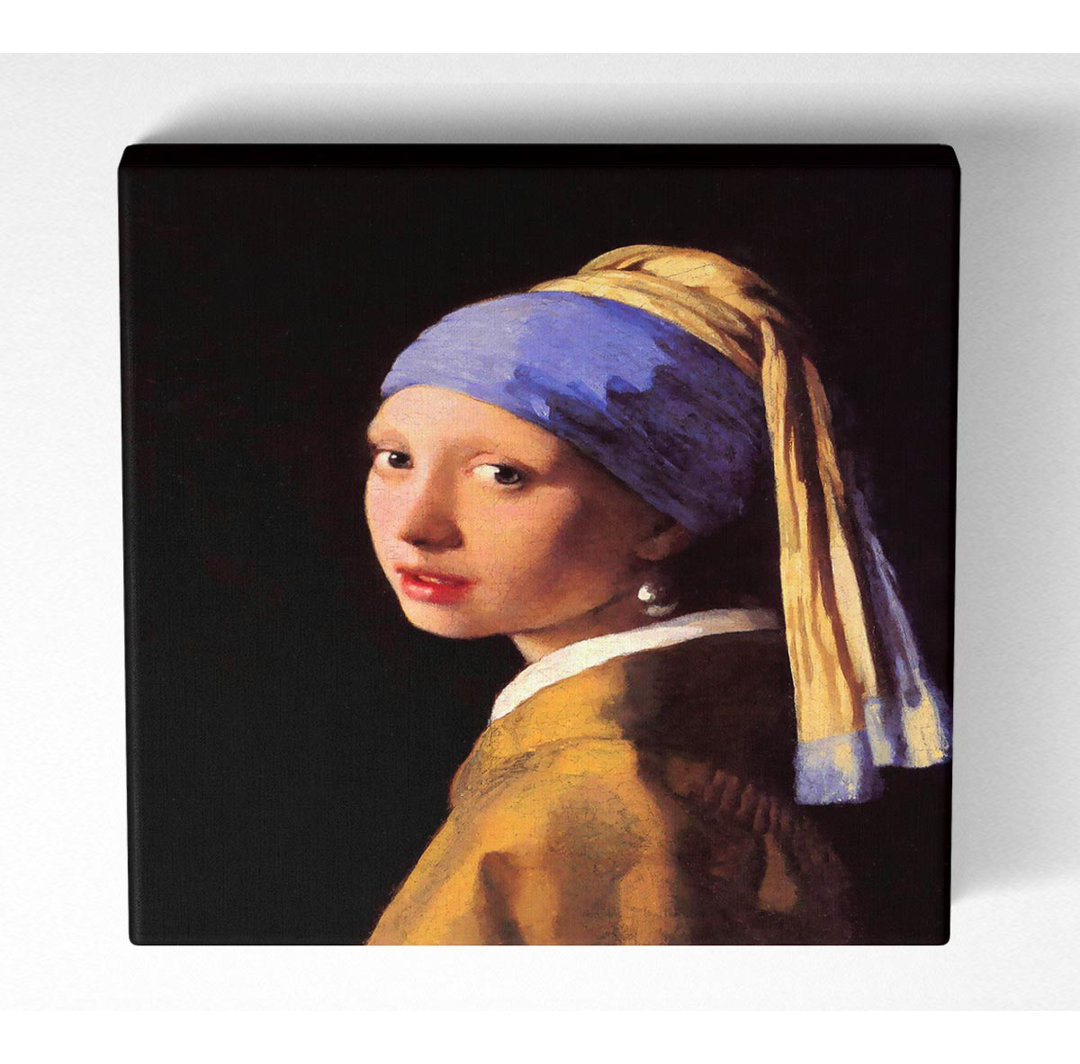 Vermeer Das Mädchen mit dem Perlenohrring - Kunstdrucke auf Leinwand