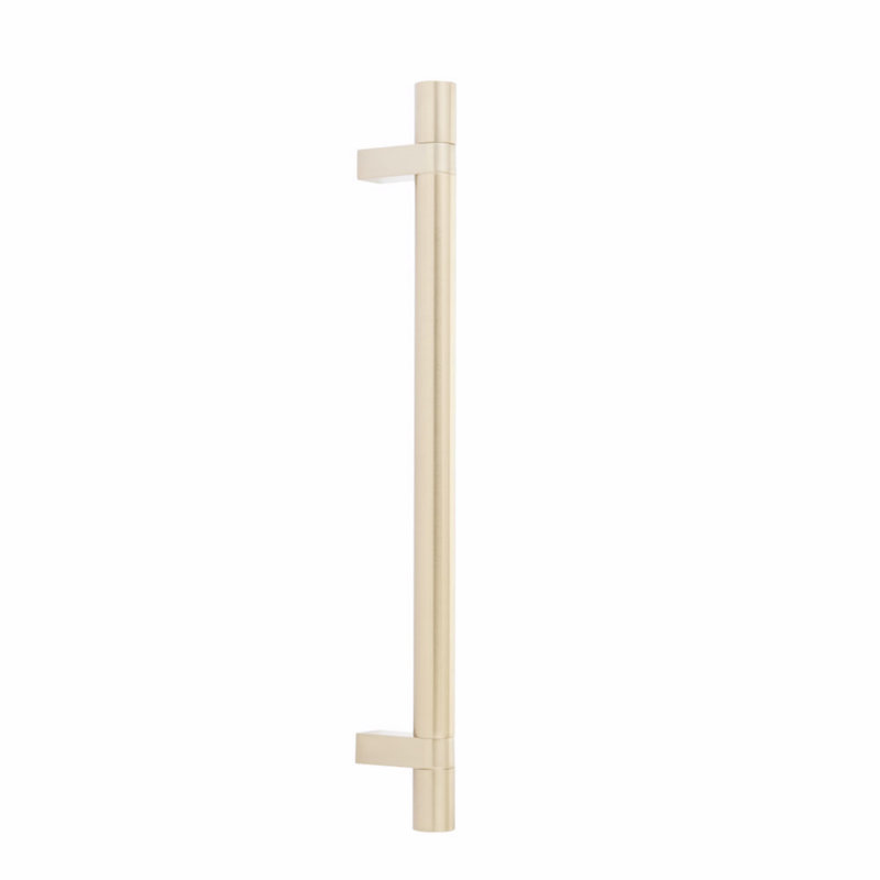 Poignée de meuble-tige 12 po CC / rectangulaire Emtek Select, Laiton satiné, 12"
