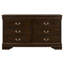 Commode 6 tiroirs Frances Cappuccino-951038144