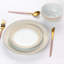 Waterside 12pc Gold Radiance Porcelain Dinner Set