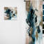 Rezendes - Blue Abstract Reflections III - Rideau en velours moderne - obscurcissant - 1 panneau-852057614