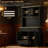 71" Tall Freestanding Kitchen Cabinet Black-698627793