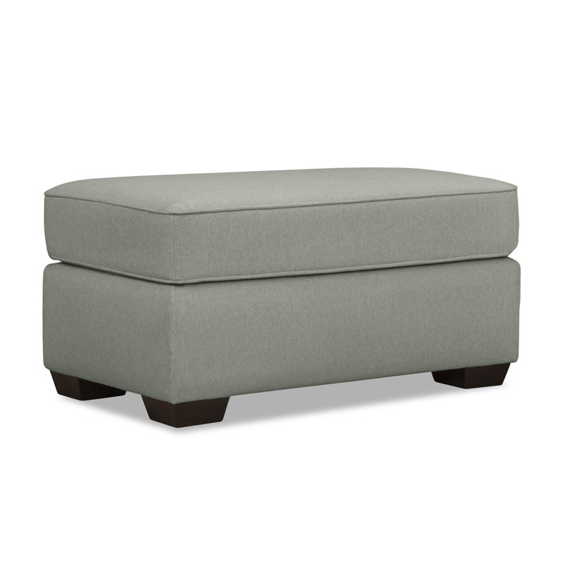 Taylor Upholstered Standard, Sergé bleu performance Peyton Smokey