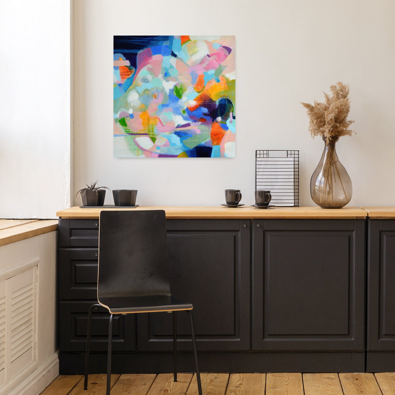The Devoted Something Contemporary Abstract Art, 18" H x 18" W