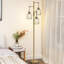 Lampe sur pied de style industriel avec lampe sur pied et cage en forme de goutte-678793715