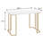 White And Gold Writing Desk
