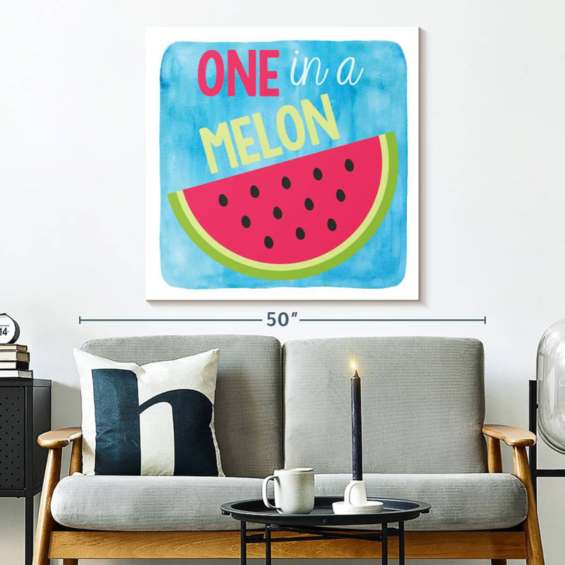 Ketti Melon Puns, 33" H x 33" W