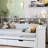 Wooden Full Size Daybed With Storage Shelves, Two Drawers And Study Desk-212488560-212488574