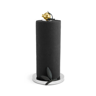 Pomegranate Stainless Steel Paper Towel Holder