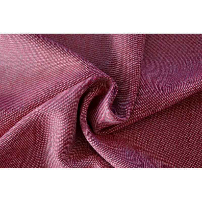 Uni Collection 100% Cotton Room Darkening Curtain Single Panel, 142cm wide x 345cm high, Dark red