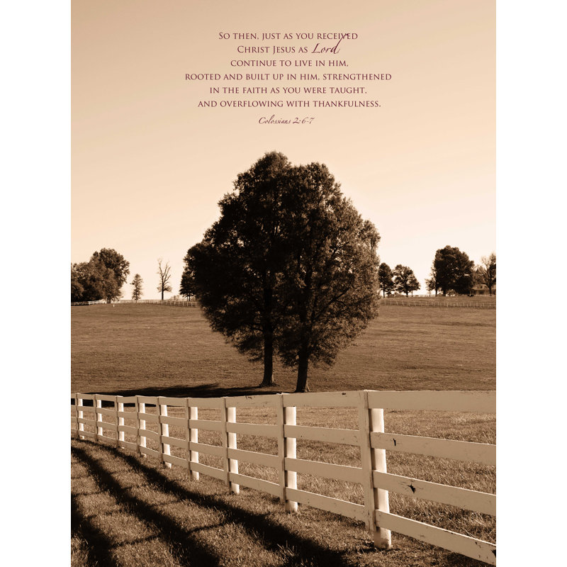 «In The Country», reproduction sur toile tendue, H 16 po x l 12 po