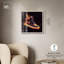 «Jumpman on Fire II Shadowbox Print Sneaker» par Art Remedy-115132306-115132312
