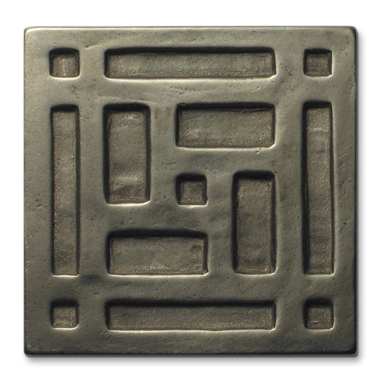 3" x 3" Metal Grid Decorative Tile Insert