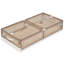 Ensemble de 1 lit de rangement empilable avec roulettes