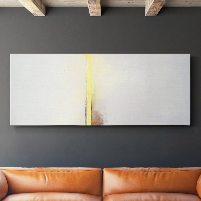 Toile tendue avec châssis abstrait 8 # Abstract Series, H 12 po x l 30 po