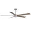 Ventilateur de plafond à 5 pales à DEL à intensité variable et télécommande, moteur CC réversible à 6 vitesses sans bruit-1592565481-1592565383
