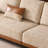 Mid-Century Washable Straight Sofa