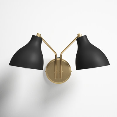 Elyse 2-Light Dimmable Armed Sconce
